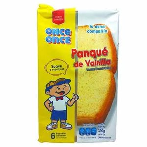 ONCE ONCE PANQUE VAINILLA 390G X6