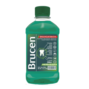 BRUCEN ENJUAGUE BUCAL HIERBABUENA 250 ML