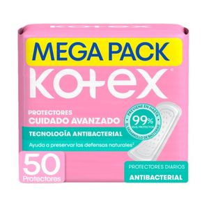 KOTEX PROTECTOR DIARIO ANTIBACTERIAL X 50