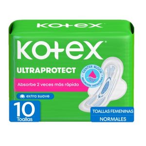 KOTEX TOALLA SANITARIA  NORMAL MALLA CON ALAS X 10