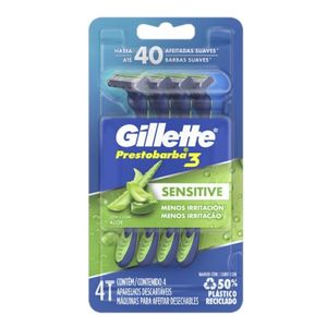 GILLETTE MAQ DES SENSITIVE X4