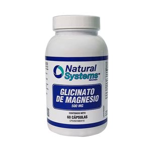 NATURAL SYSTEMS GLICINATO D MAGNESIO 500MG X 60 CAPSULAS