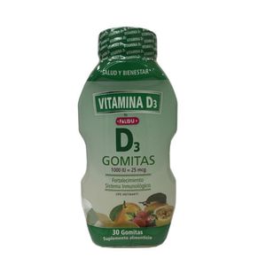 FALIDU VITAMINA D3 1000 UI/25MCG X 30 GOMITAS