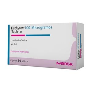 EUTIROX 100 MCG X50 TABLETAS