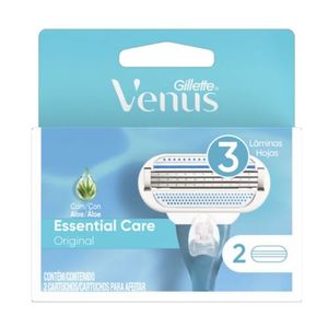 VENUS GILLETE CARTUCHO ESSENTIAL CARE X2