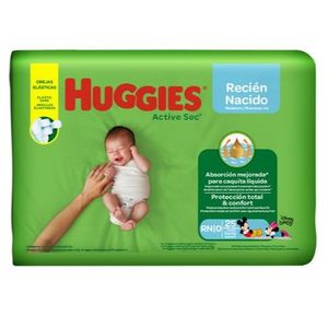 HUGGIES PAÑAL ACTIVE SEC RN X25