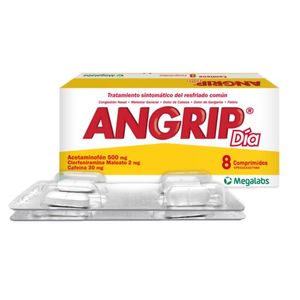 MEGALABS ANGRIP DIURNO X 8 COMPRIMIDOS